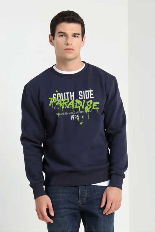 Polo Republica Men's Paradise Printed Long Sleeve Sweat Shirt