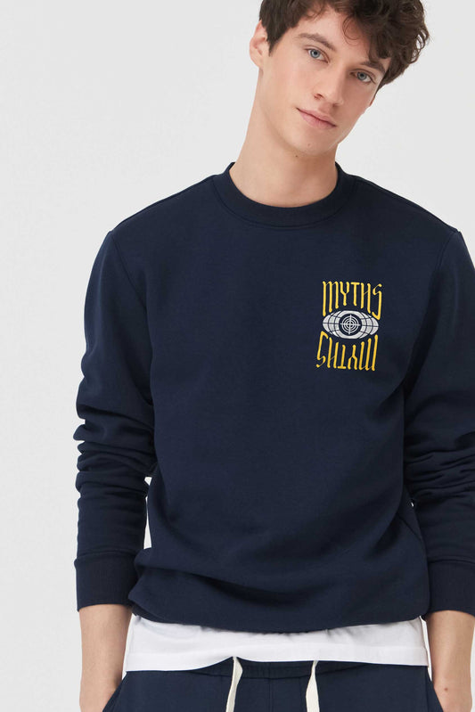 Polo Republica Men's Myths Trust Printed Long Sleeve Sweat Shirt