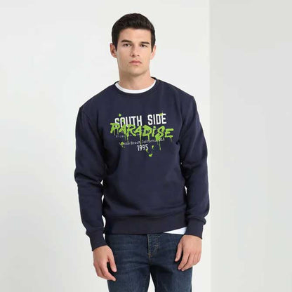 Polo Republica Men's Paradise Printed Long Sleeve Sweat Shirt