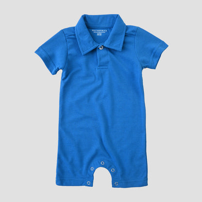 Polo Republica Zodian Short Sleeve Baby Romper Romper Polo Republica Royal 0-3 Months 