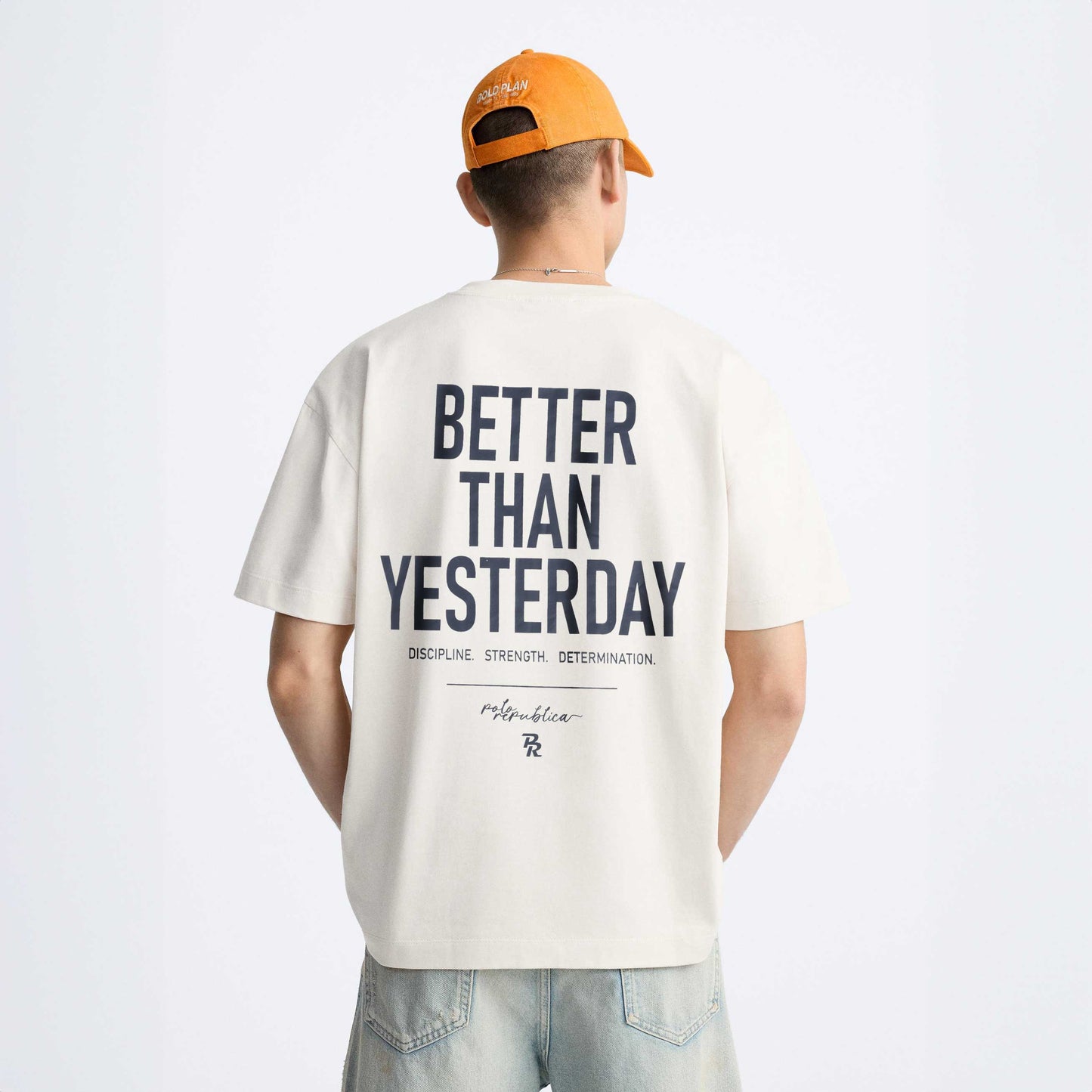 Polo Republica Men's Better Than Yesterday Printed Oversized Classic Tee Shirt