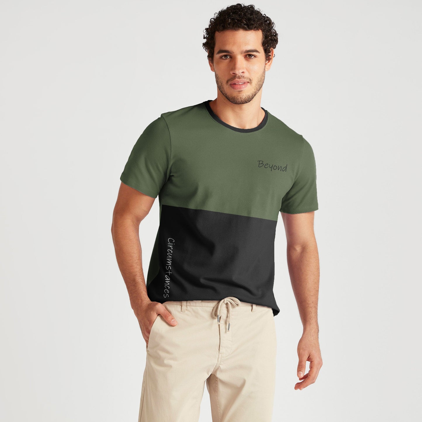 Polo Republica Beyond Circumstances Men's T-Shirt - CEO Collection Dark Green & Black