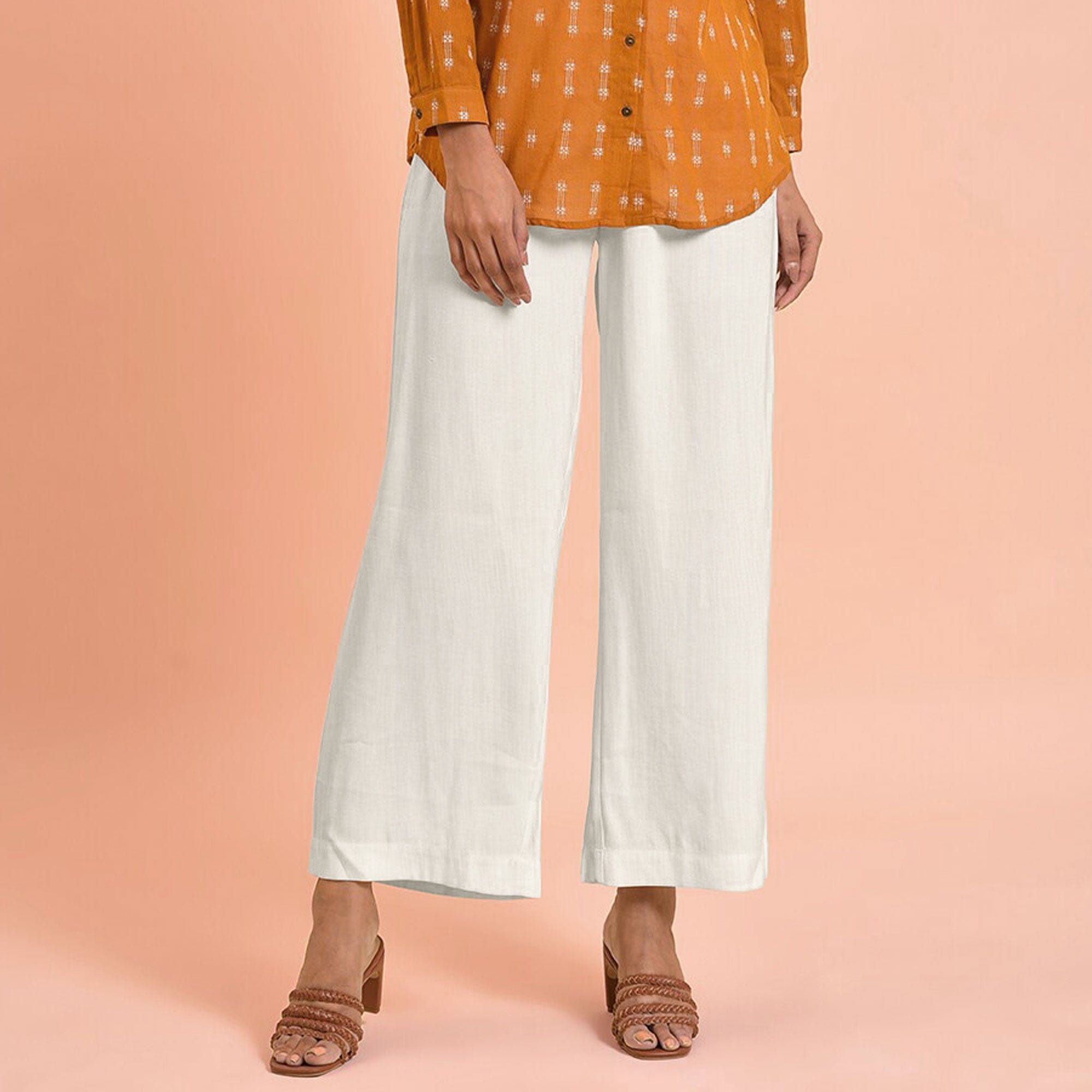 Buy PATRORNA Mint Green High Rise Relaxed Fit Trousers for Women Online @  Tata CLiQ
