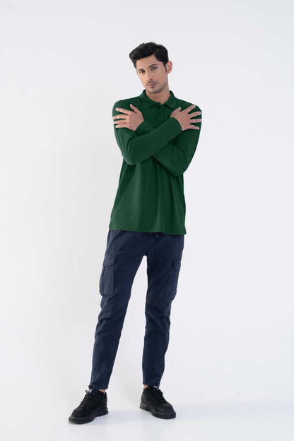 Polo Republica Men's Long Sleeve Polo Shirt