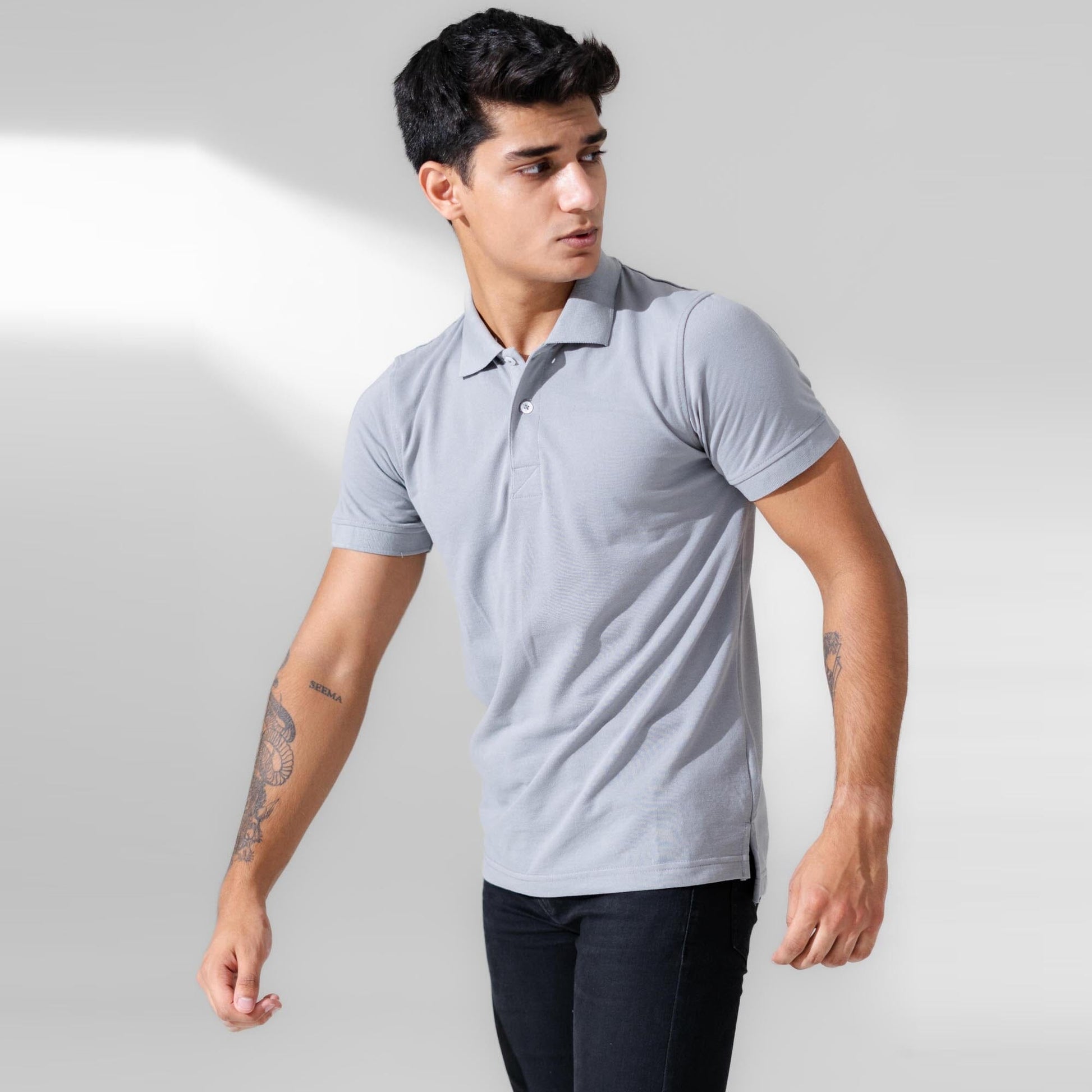 Polo Republica Men's Essentials Short Sleeve Polo Shirt Men's Polo Shirt Polo Republica Grey S 