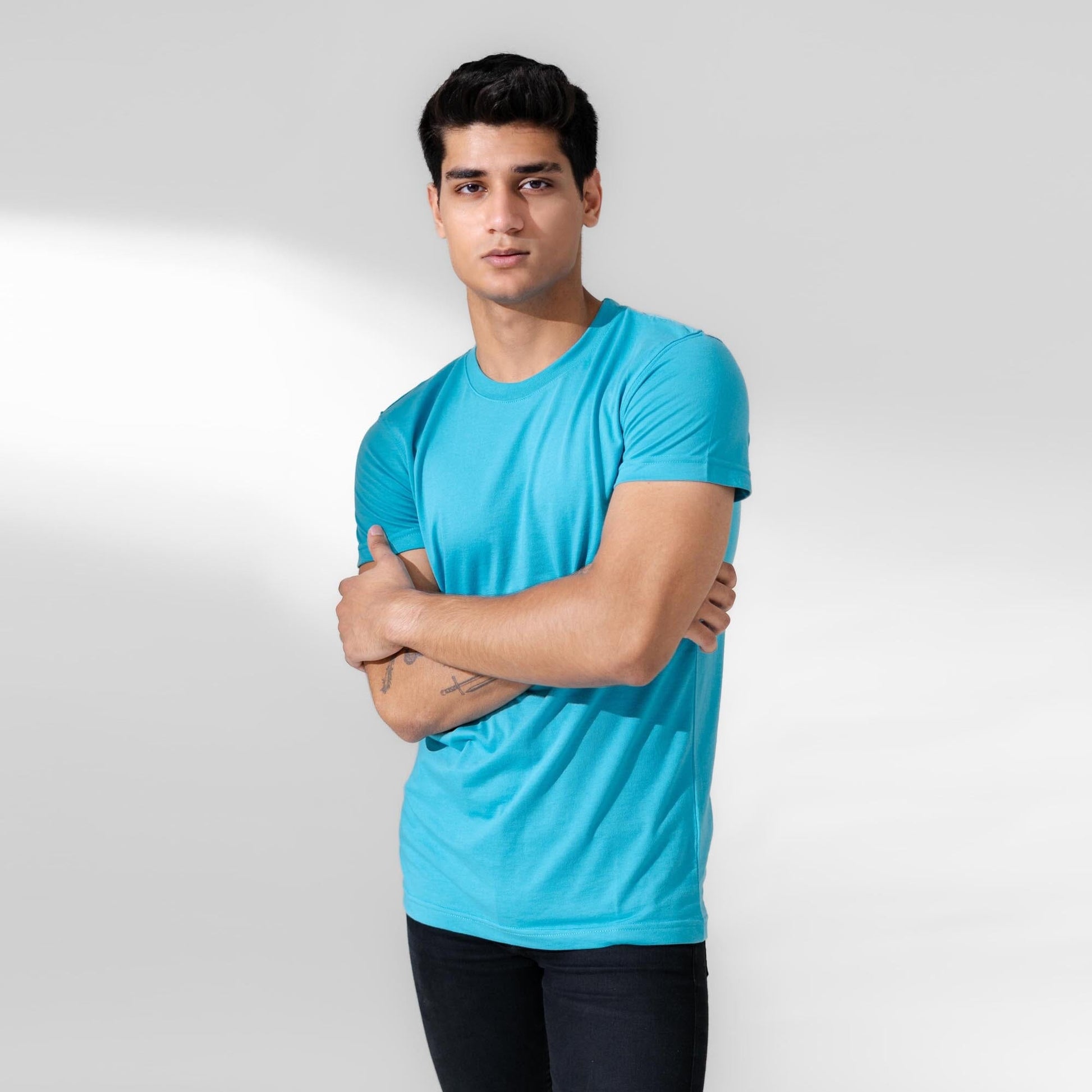 Polo Republica Men's Essentials Premium Tee Shirt Men's Tee Shirt Polo Republica Aqua Blue S 