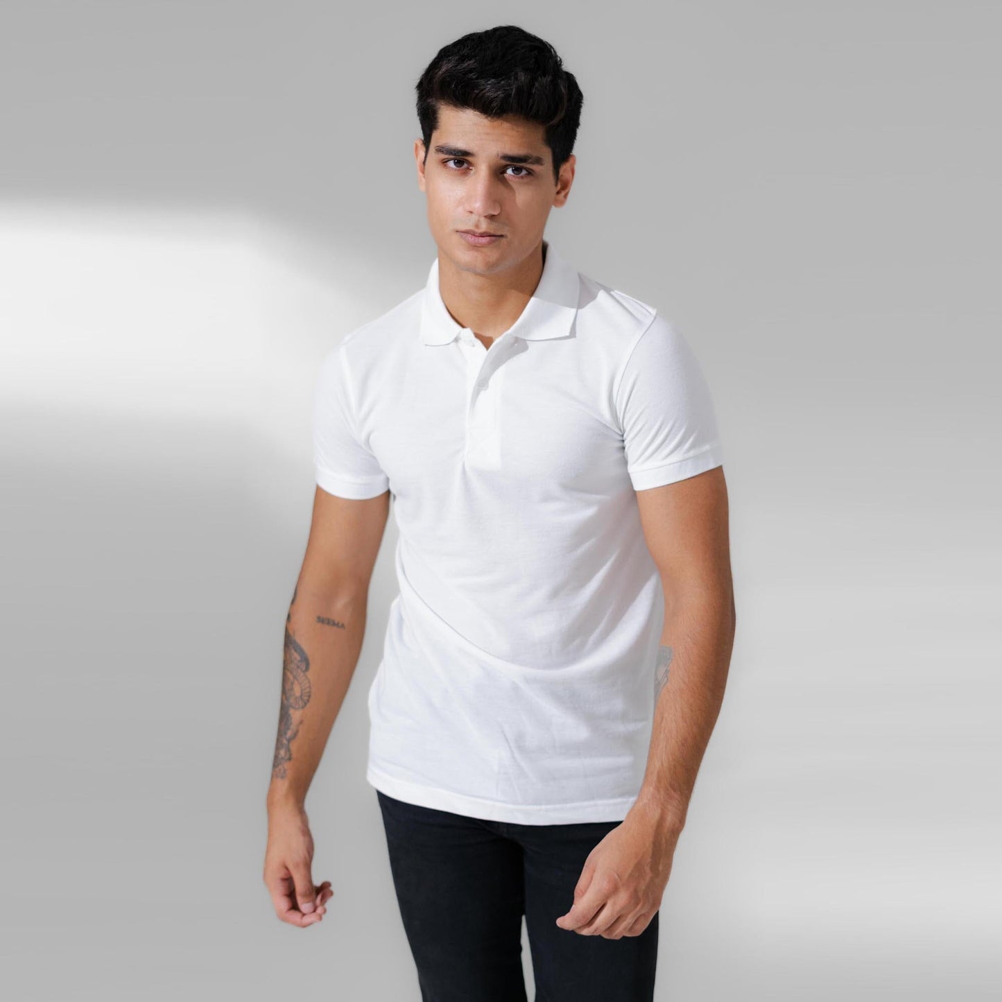 Polo Republica Men's Essentials Short Sleeve Polo Shirt Men's Polo Shirt Polo Republica White S 