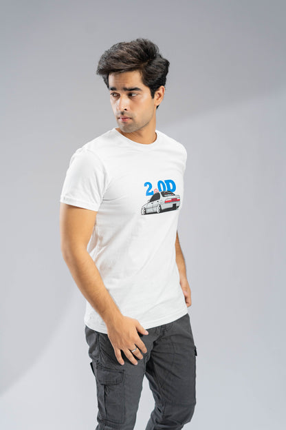 Polo Republica Men's PakWheels 2.0D Corolla Printed Tee Shirt