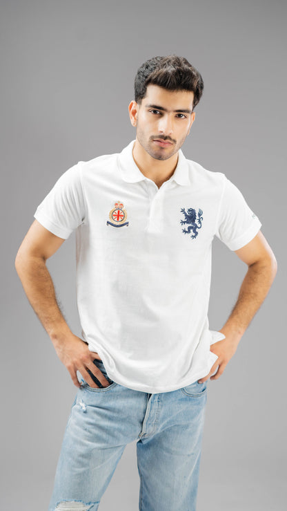 Polo Republica Men's Lion Polo & Crest Embroidered Short Sleeve Polo Shirt