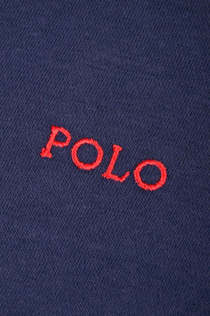 Polo Republica Men's Quarter Zipper Deer & Polo Embroidered Fleece Sweat Shirt Men's Sweat Shirt Polo Republica 