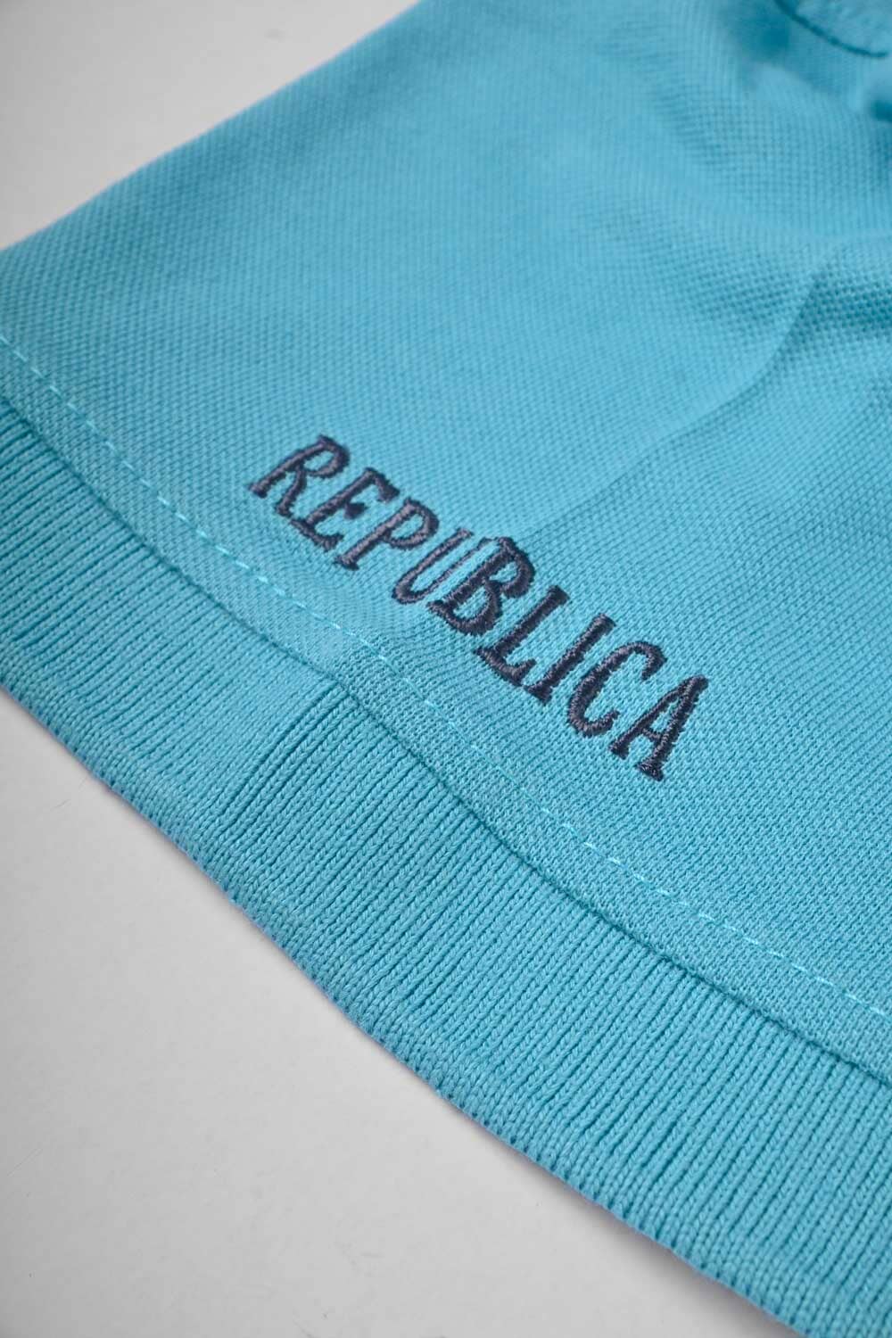 Polo Republica Men's Double Horse Rider & 62 Embroidered Short Sleeve Polo Shirt Men's Polo Shirt Polo Republica 