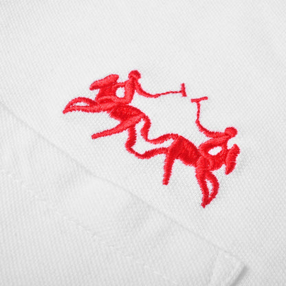 Polo Republica Men's Double Pony & Polo Embroidered Pocket Polo Shirt