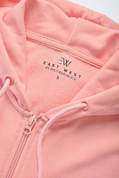 East West Women's Terry Front Zipper Hoodie