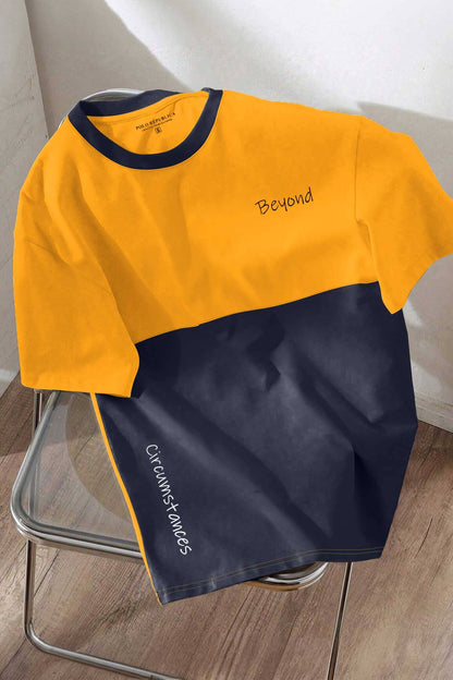 Polo Republica Beyond Circumstances Men's T-Shirt - CEO Collection Yellow & Navy