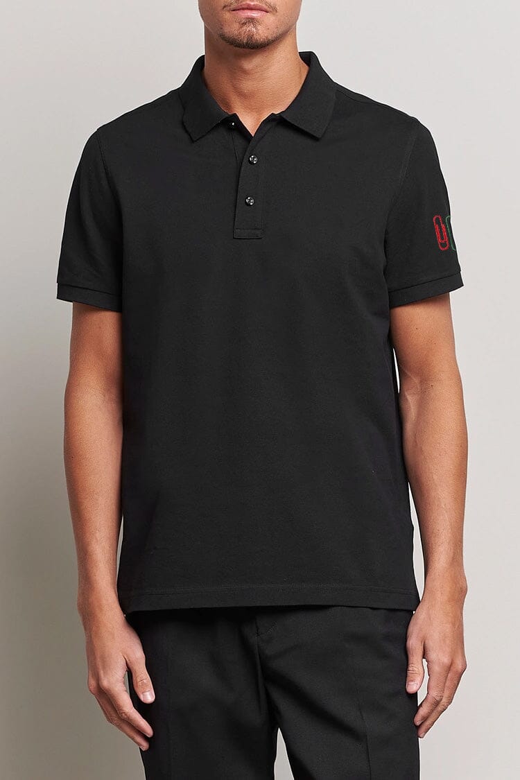 Polo Republica Men's Paper Clips Embroidered Polo Shirt Men's Polo Shirt Polo Republica 