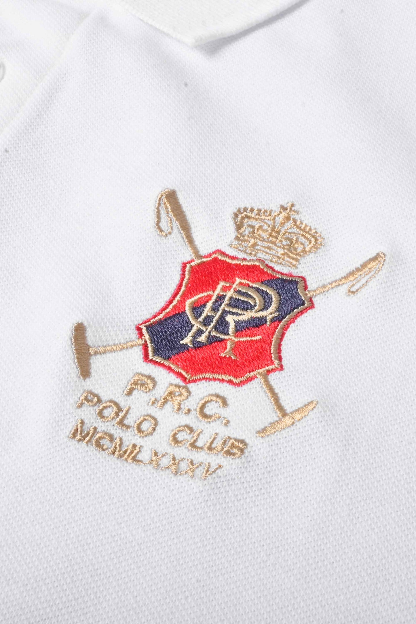 Polo Republica Men's Polo Crest & 5 Embroidered Short Sleeve Polo Shirt