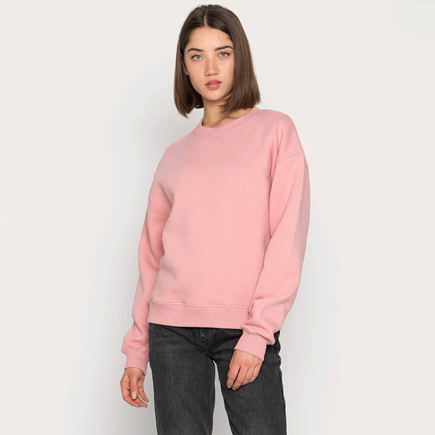 East West Women's Fleece Sweat Shirt Women's Sweat Shirt Polo Republica Pink S 