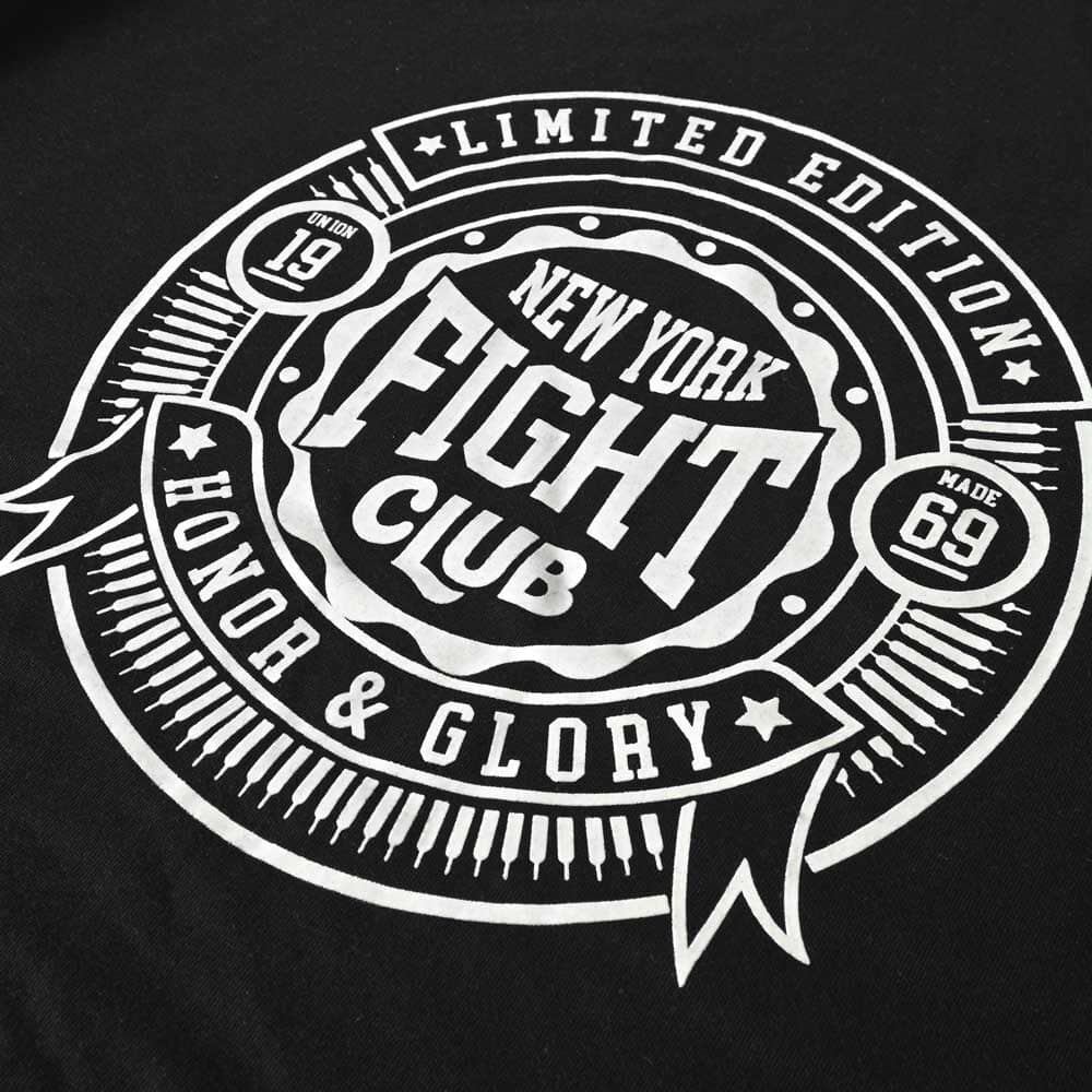 Polo Republica Men's Fighter Club "Glow in The Dark" Printed Short Sleeve Tee Shirt Men's Tee Shirt Polo Republica 