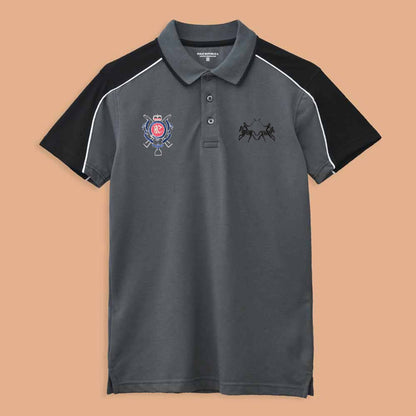 Polo Republica Men's Double Pony & LV Crest Embroidered Polo Shirt