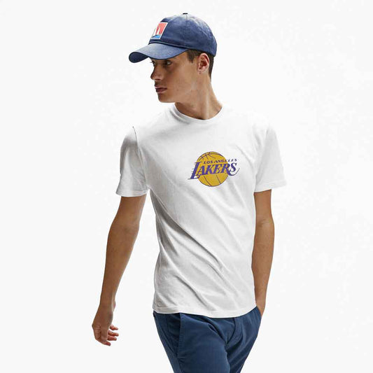 Polo Republica Men's Los Lakers Printed Crew Neck Tee Shirt