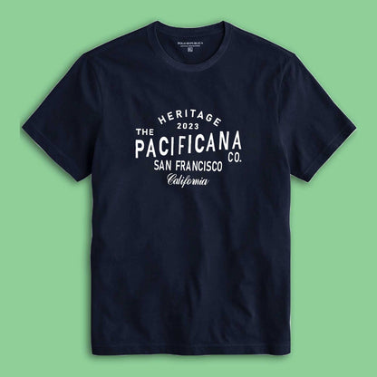 Polo Republica Men's The Pacificana Printed Crew Neck Tee Shirt Men's Tee Shirt Polo Republica 