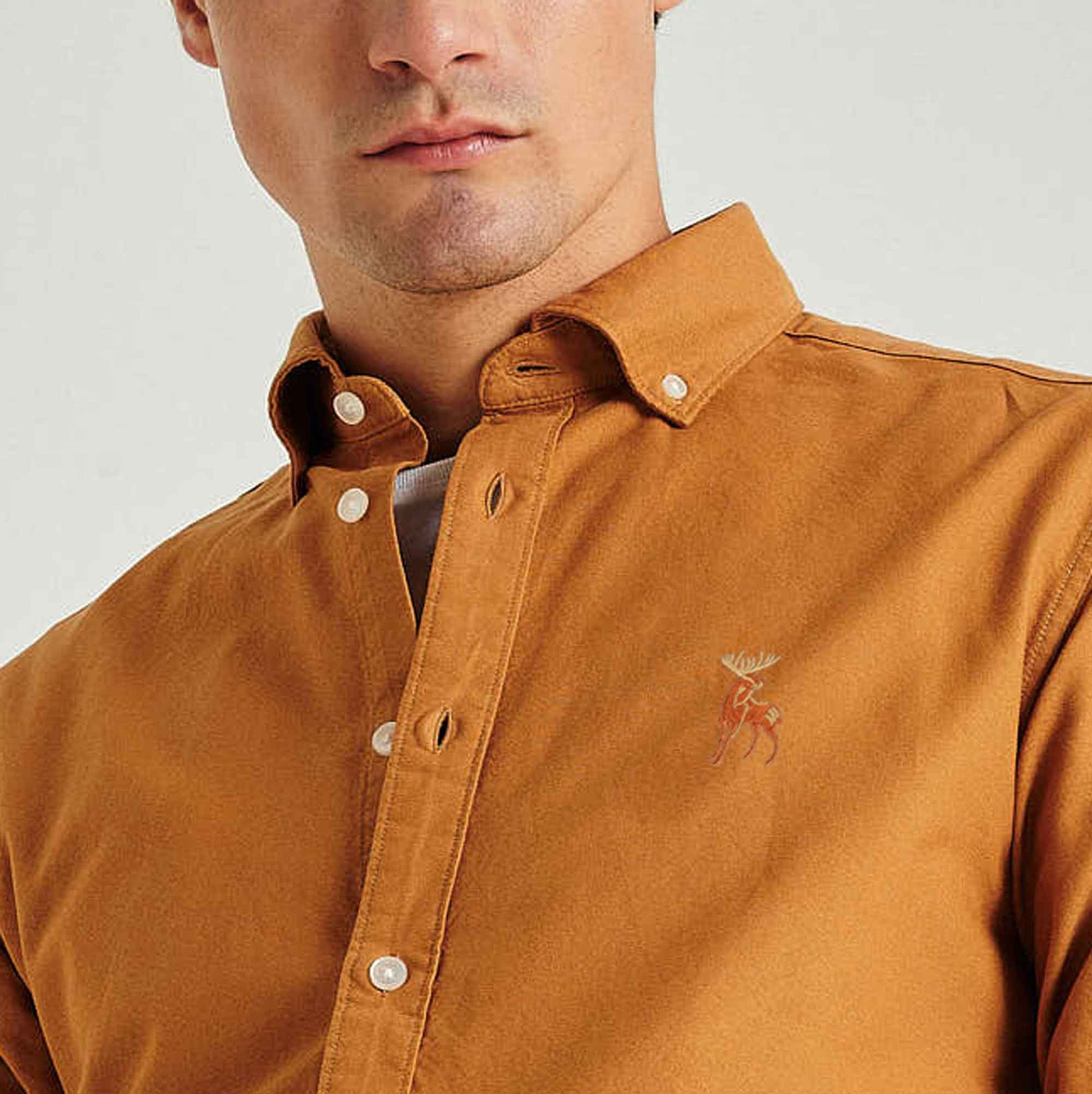 Polo Republica Men's Moose Embroidered Premium Casual Shirt Men's Casual Shirt Polo Republica 