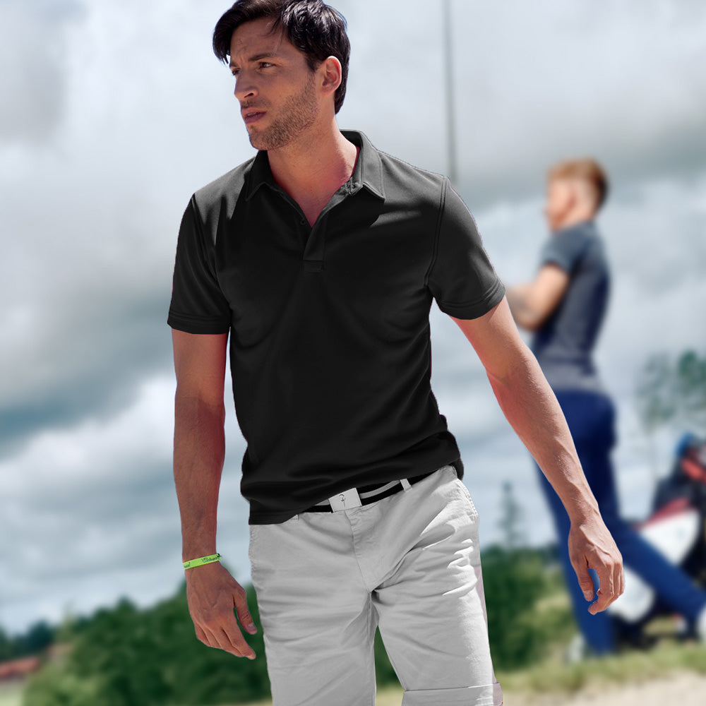 Polo Republica Men's Golf Activewear Polo Shirt AIRKNITx Men's Polo Shirt Polo Republica 