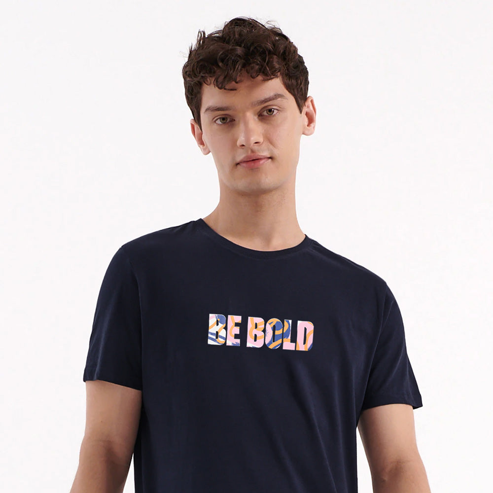 Polo Republica Men's Be Bold Printed Crew Neck Tee Shirt Men's Tee Shirt Polo Republica 