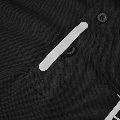 Polo Republica Men's Placket Stripe PRC Printed Activewear Polo Shirt Men's Polo Shirt Polo Republica 