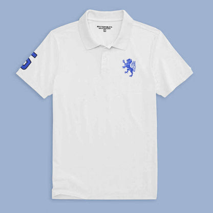 Polo Republica Men's Lion 5 & Polo Embroidered Short Sleeve Polo Shirt Men's Polo Shirt Polo Republica 