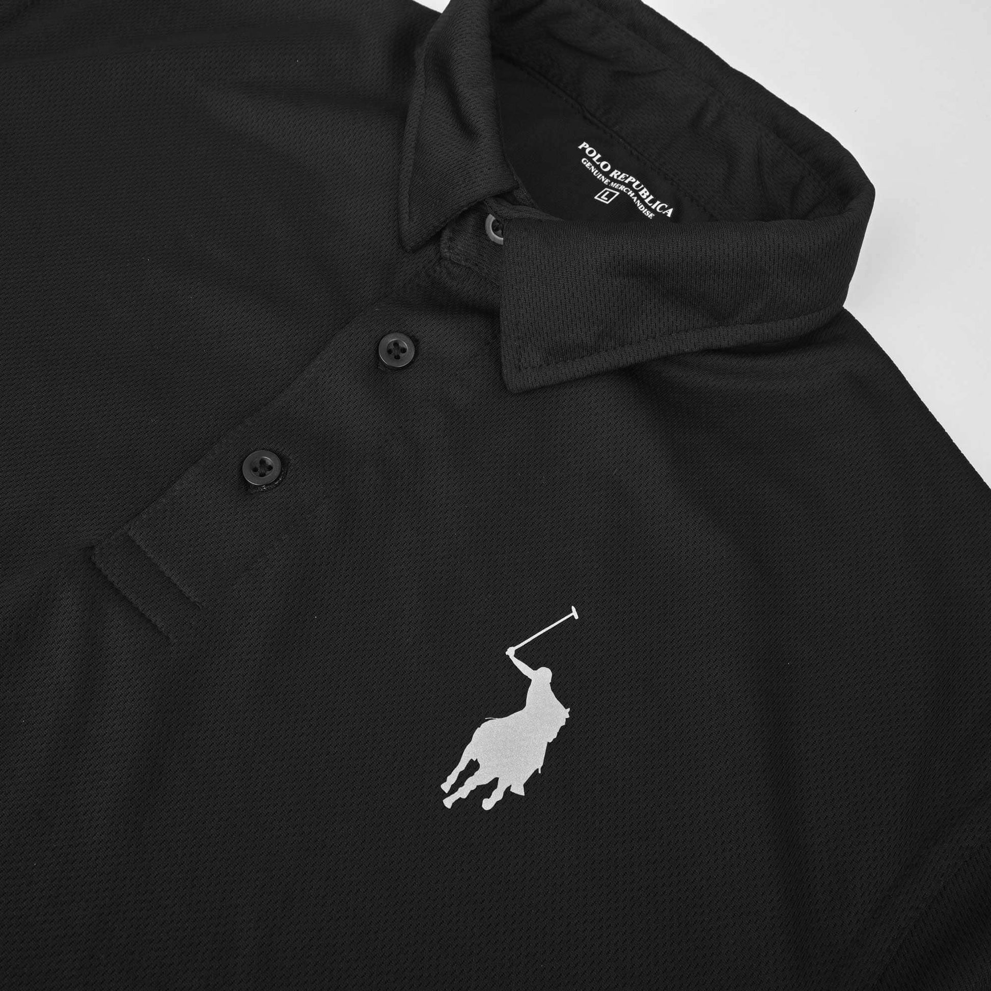 Polo Republica Men's Pony Polo & 8 Printed Activewear Polo Shirt Men's Polo Shirt Polo Republica 