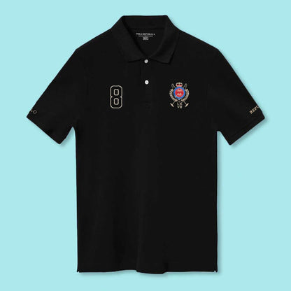 Polo Republica Men's Crest & Polo Republica 8 Embroidered Polo Shirt