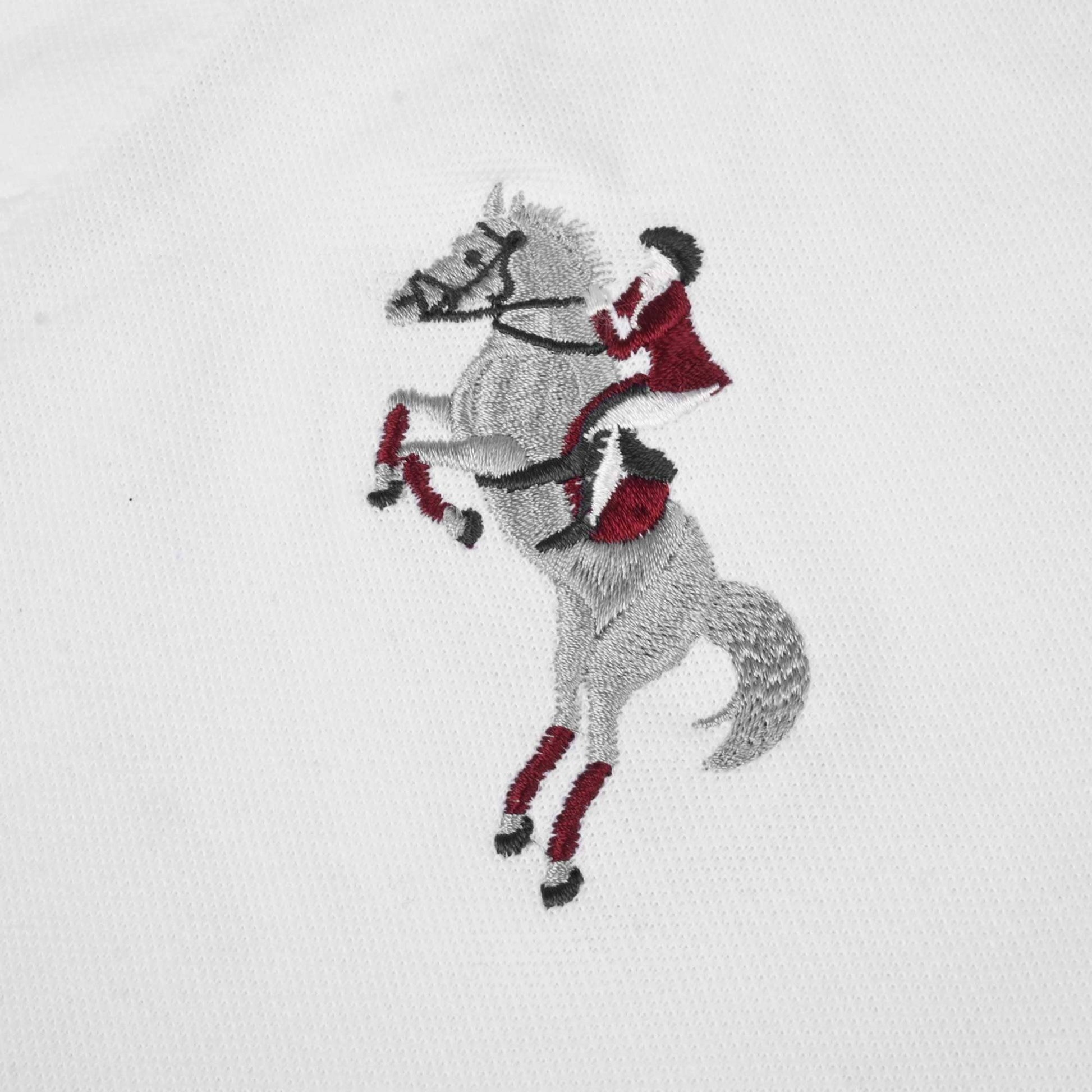 Polo Republica Men's Horse Rider & Polo Crest Embroidered Short Sleeve Polo Shirt Men's Polo Shirt Polo Republica 