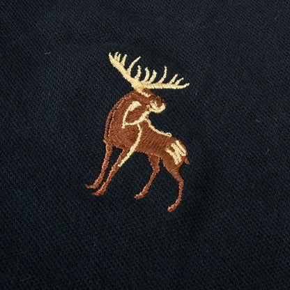 Polo Republica Men's Moose & Italian Embroidered Short Sleeve Polo Shirt