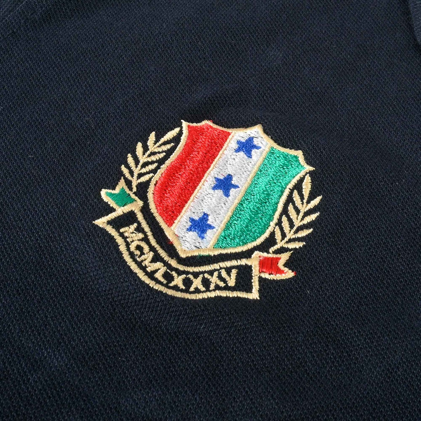 Polo Republica Men's Moose & Italian Embroidered Short Sleeve Polo Shirt