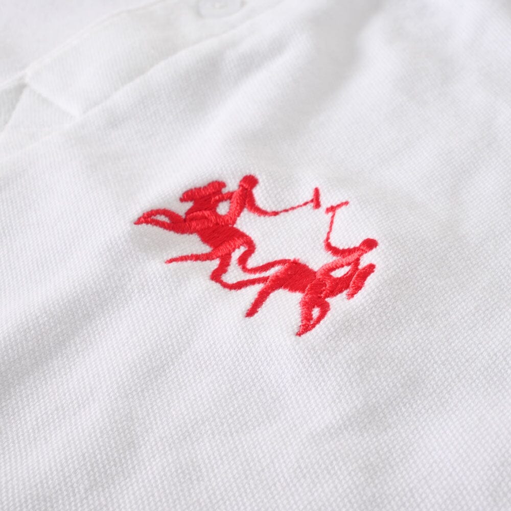 Polo Republica Men's Polo Crest & 8 Embroidered Short Sleeve Polo Shirt Men's Polo Shirt Polo Republica 