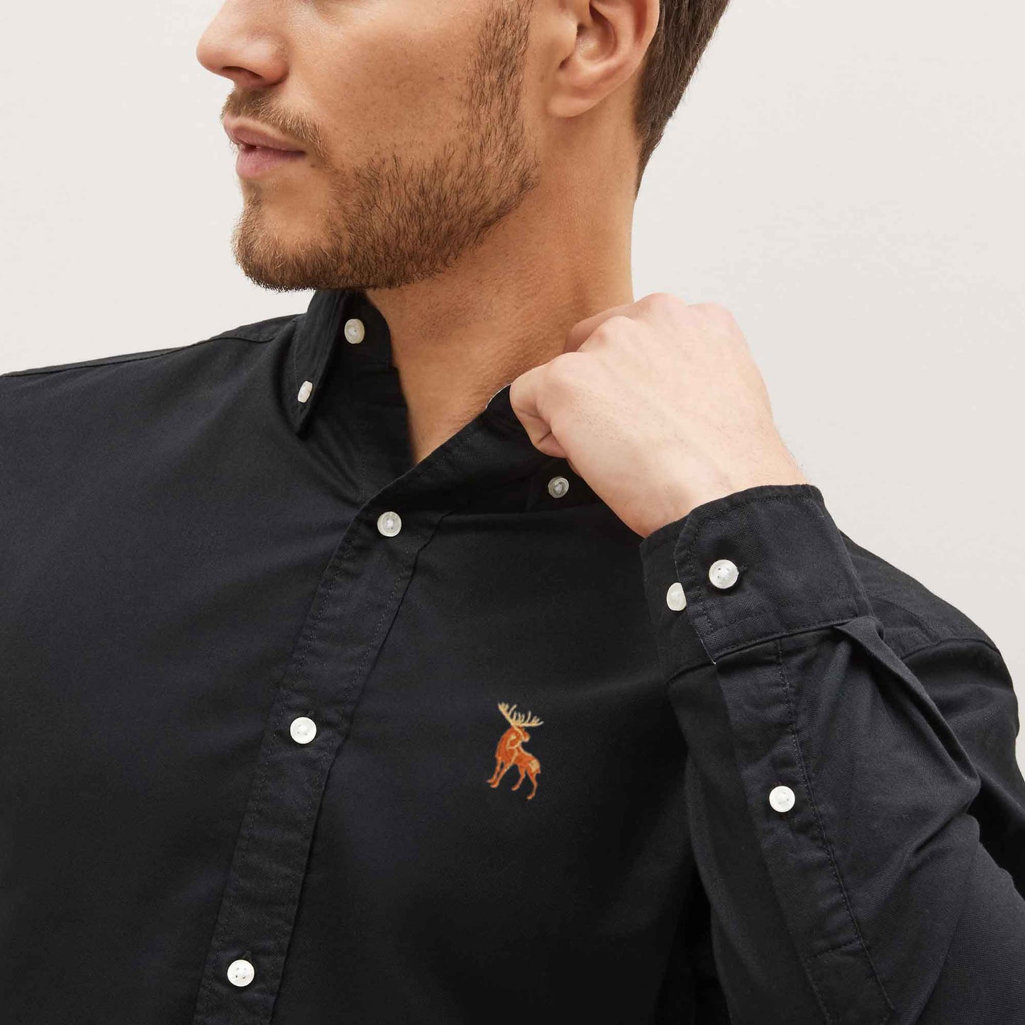 Polo Republica Men's Moose Embroidered Premium Casual Shirt Men's Casual Shirt Polo Republica 