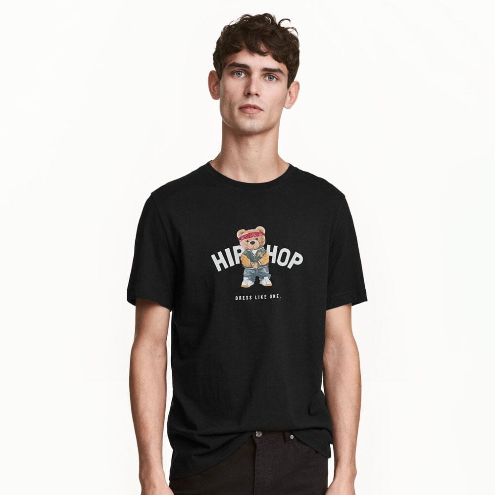 Polo Republica Men's Hip Hop Printed Short Sleeve Tee Shirt