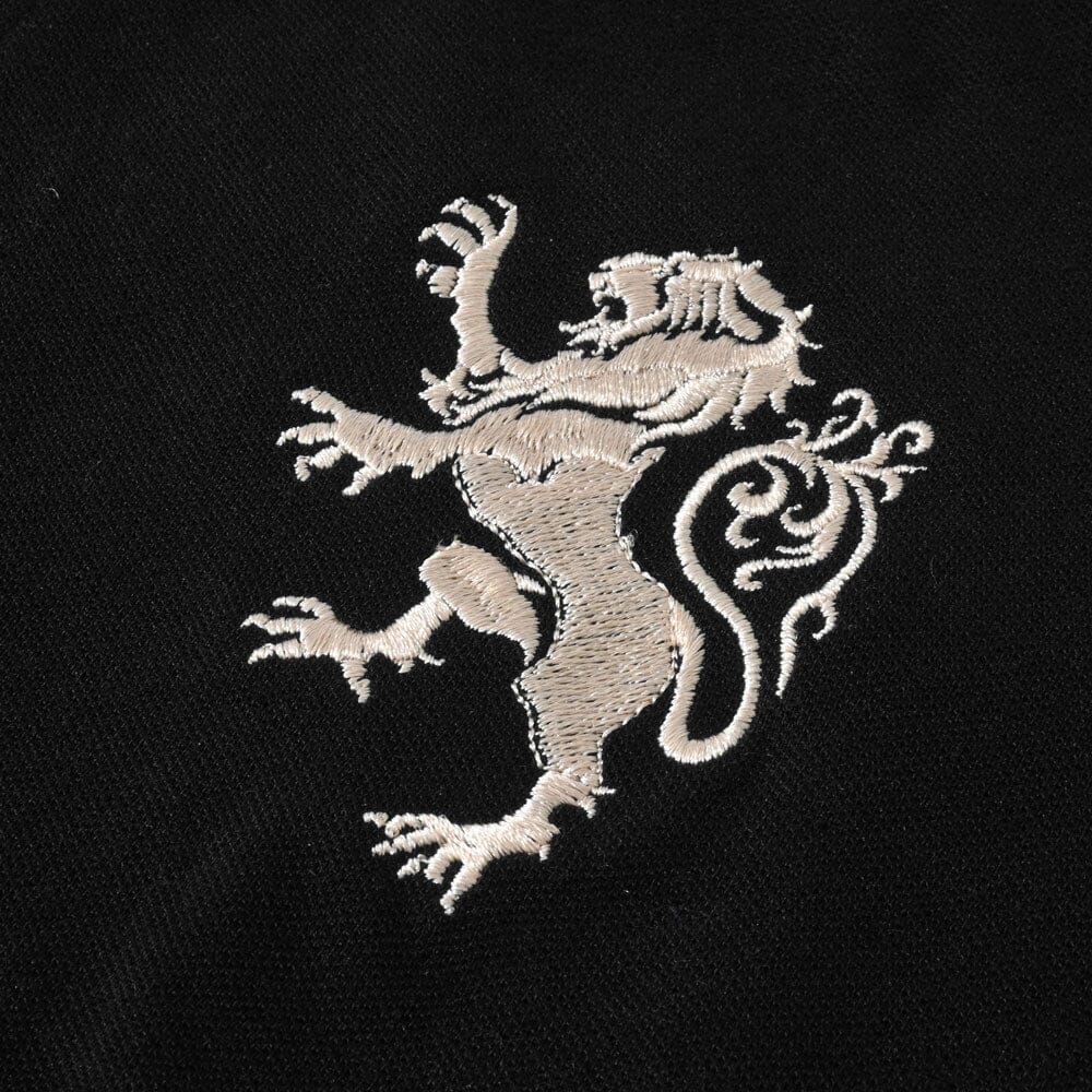 Polo shirt lion logo best sale