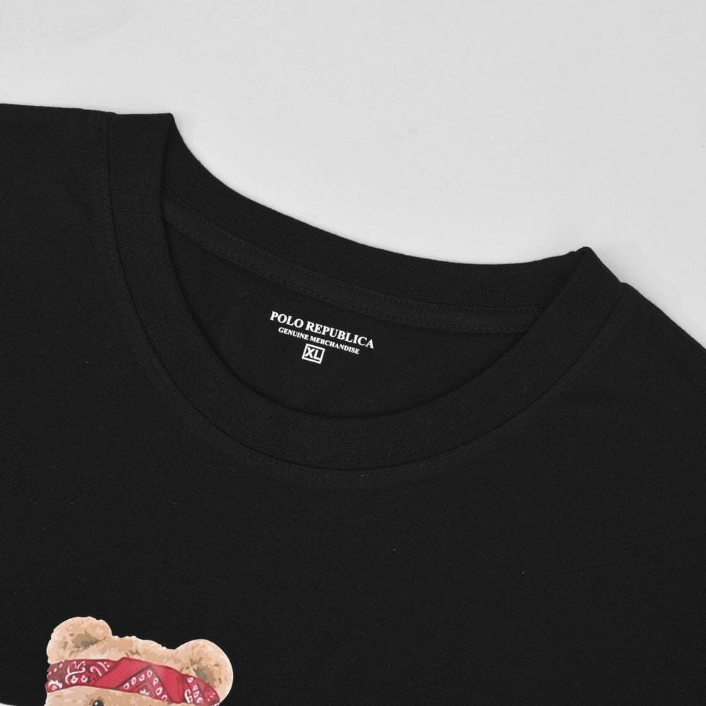 Polo Republica Men's Hip Hop Printed Short Sleeve Tee Shirt